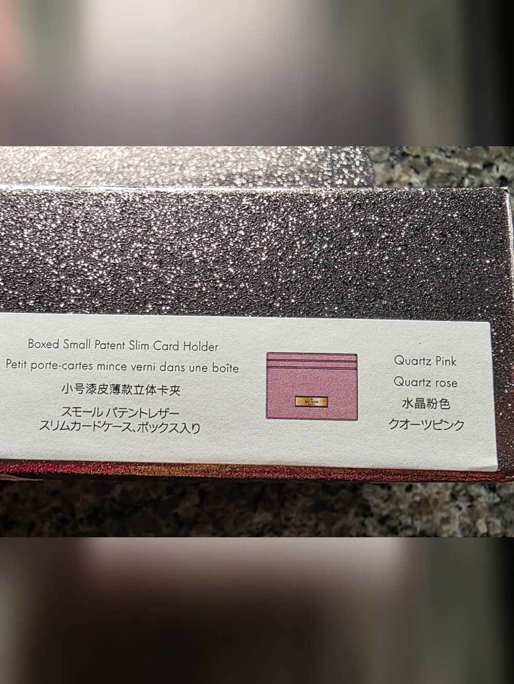 NWT Kate Spade Slim Card Holder Pink ✨️🩷 - Picture 2 of 3